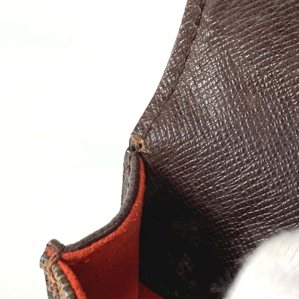 LOUIS VUITTON Authentic Brown Damier Canvas Pochette Shoulder Bag - Picture 15 of 16